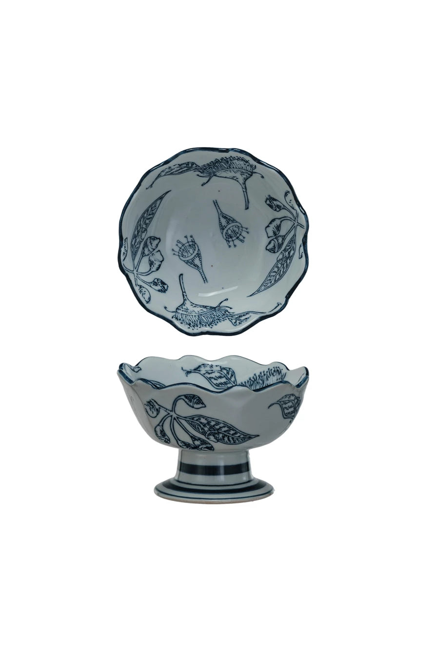 Botanical Bliss Stoneware Bowl