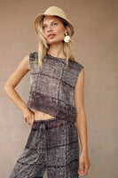 Boxy Button Back Top