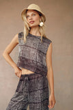 Boxy Button Back Top