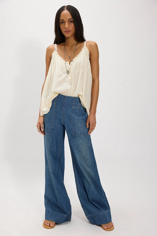 Breezy Denim Pull-On Jeans