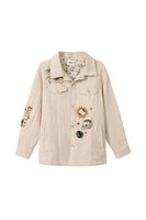 Briann Embroidered Denim Jacket