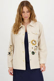 Briann Embroidered Denim Jacket