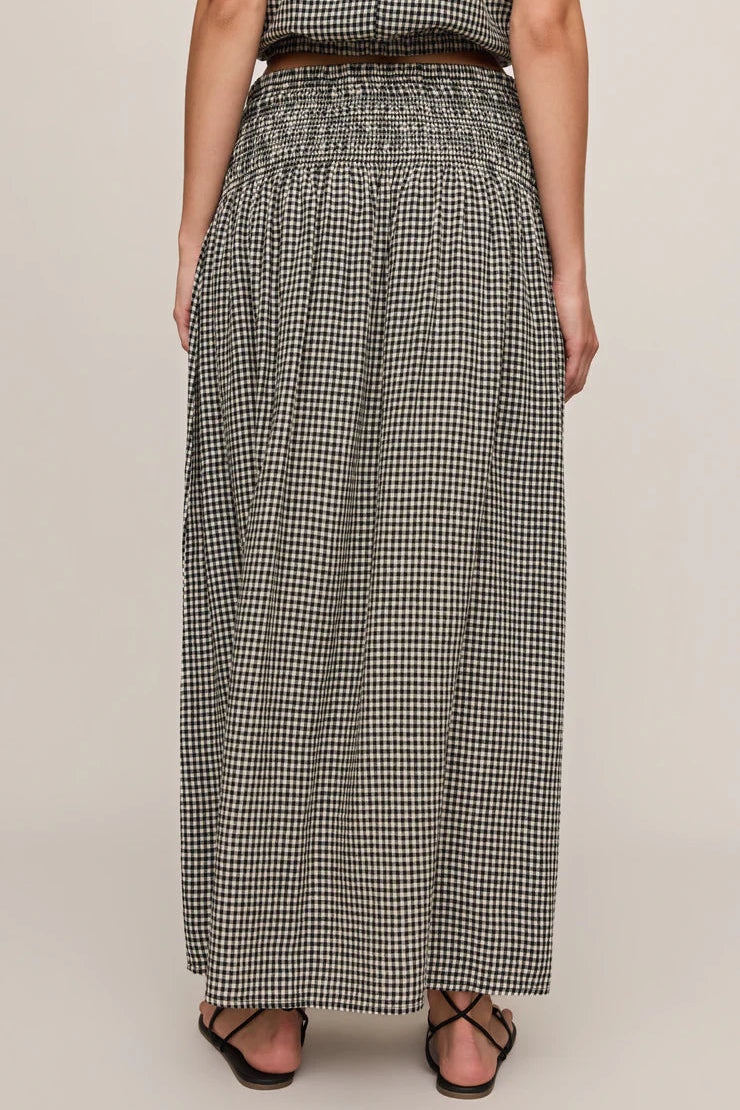 Brooke Gingham Maxi Skirt