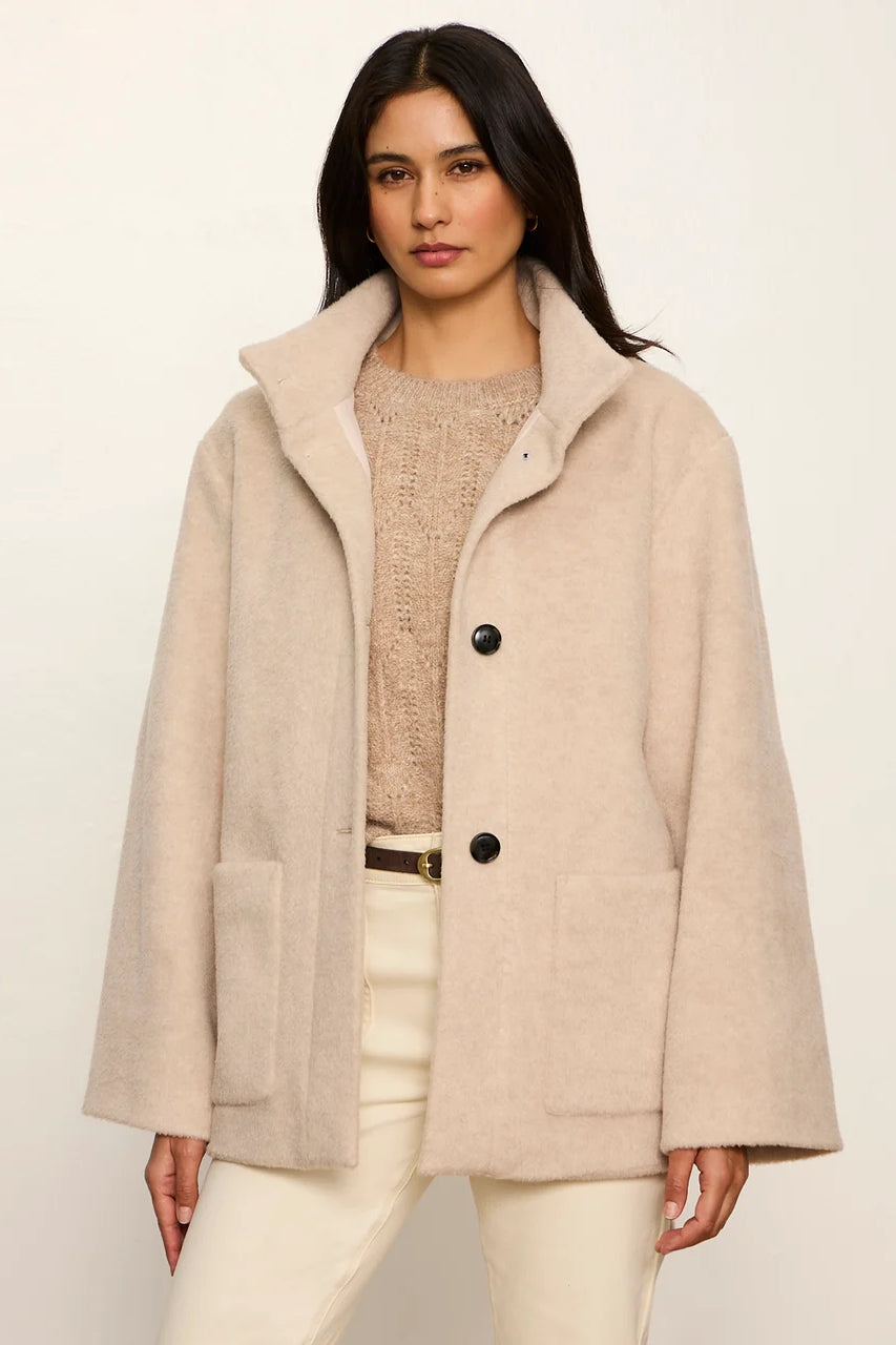 Bundled Wool Coat