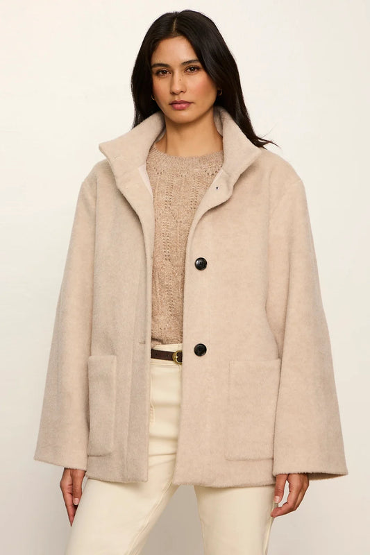 Bundled Wool Coat