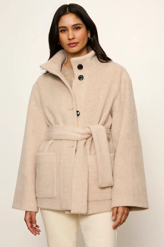 Bundled Wool Coat