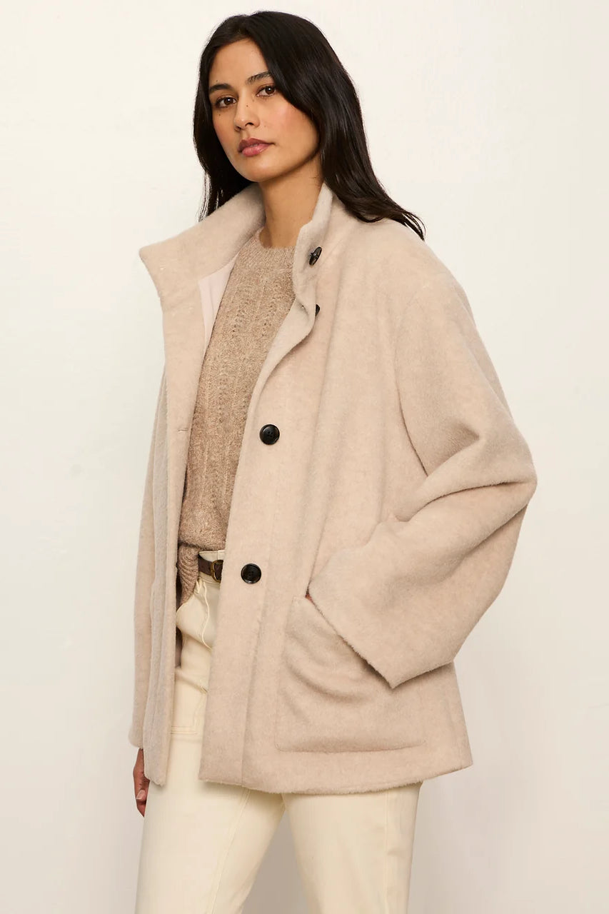 Bundled Wool Coat