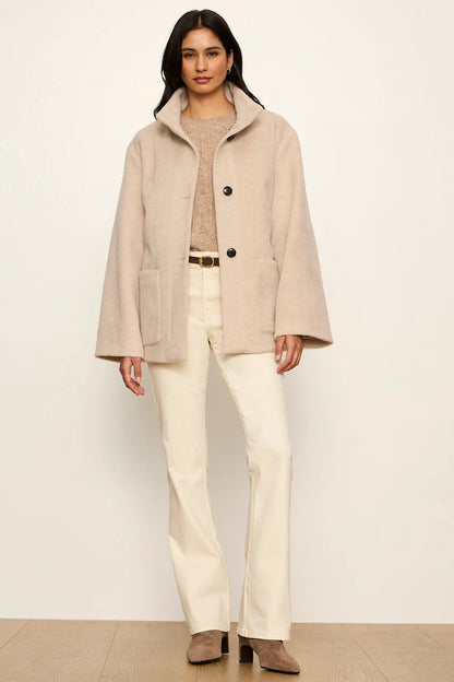 Bundled Wool Coat