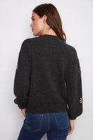 Floral Embroidery Sweater