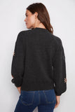 Floral Embroidery Sweater
