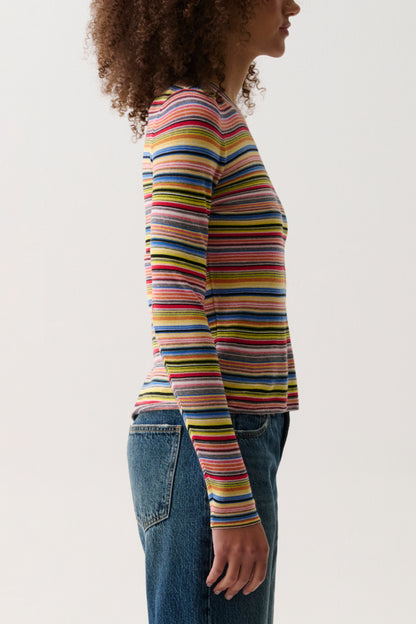 MADISON LONG SLEEVE CREW NECK SWEATER TEE