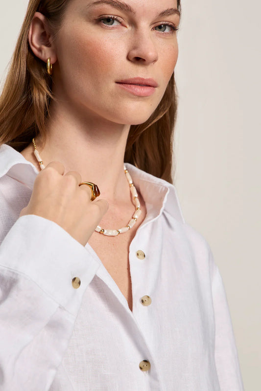 More Love Linen Tie Top