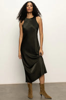 Everyday Sleeveless Satin Dress