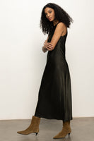 Everyday Sleeveless Satin Dress