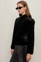 Quilted Velvet Jacket