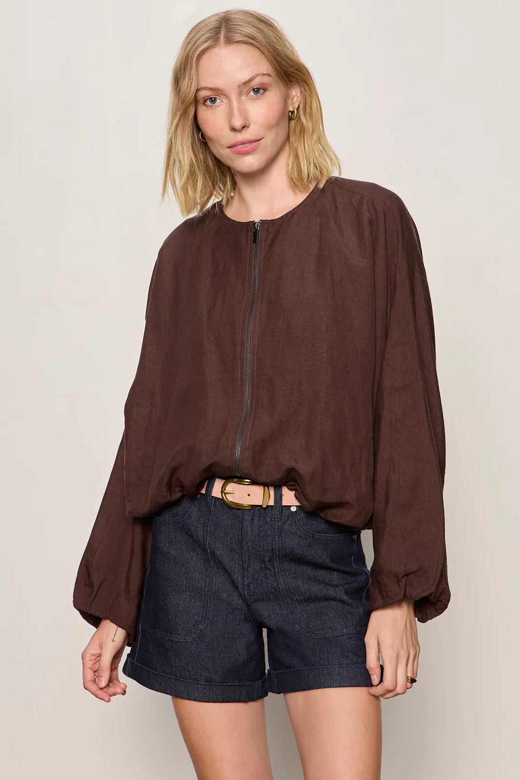 Linen Bubble Jacket