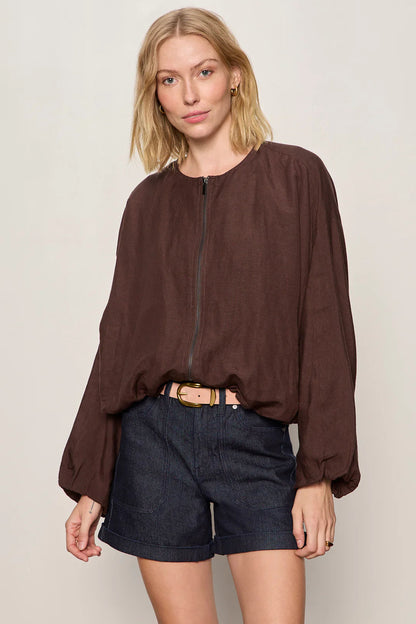 Linen Bubble Jacket