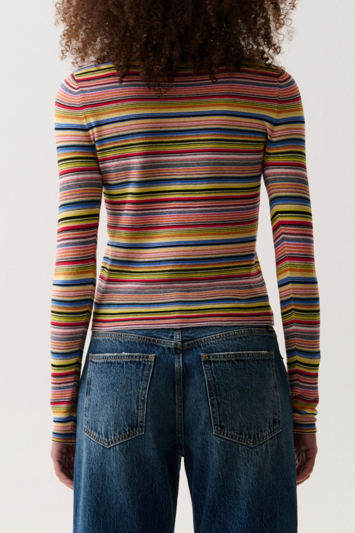 MADISON LONG SLEEVE CREW NECK SWEATER TEE