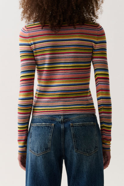 MADISON LONG SLEEVE CREW NECK SWEATER TEE