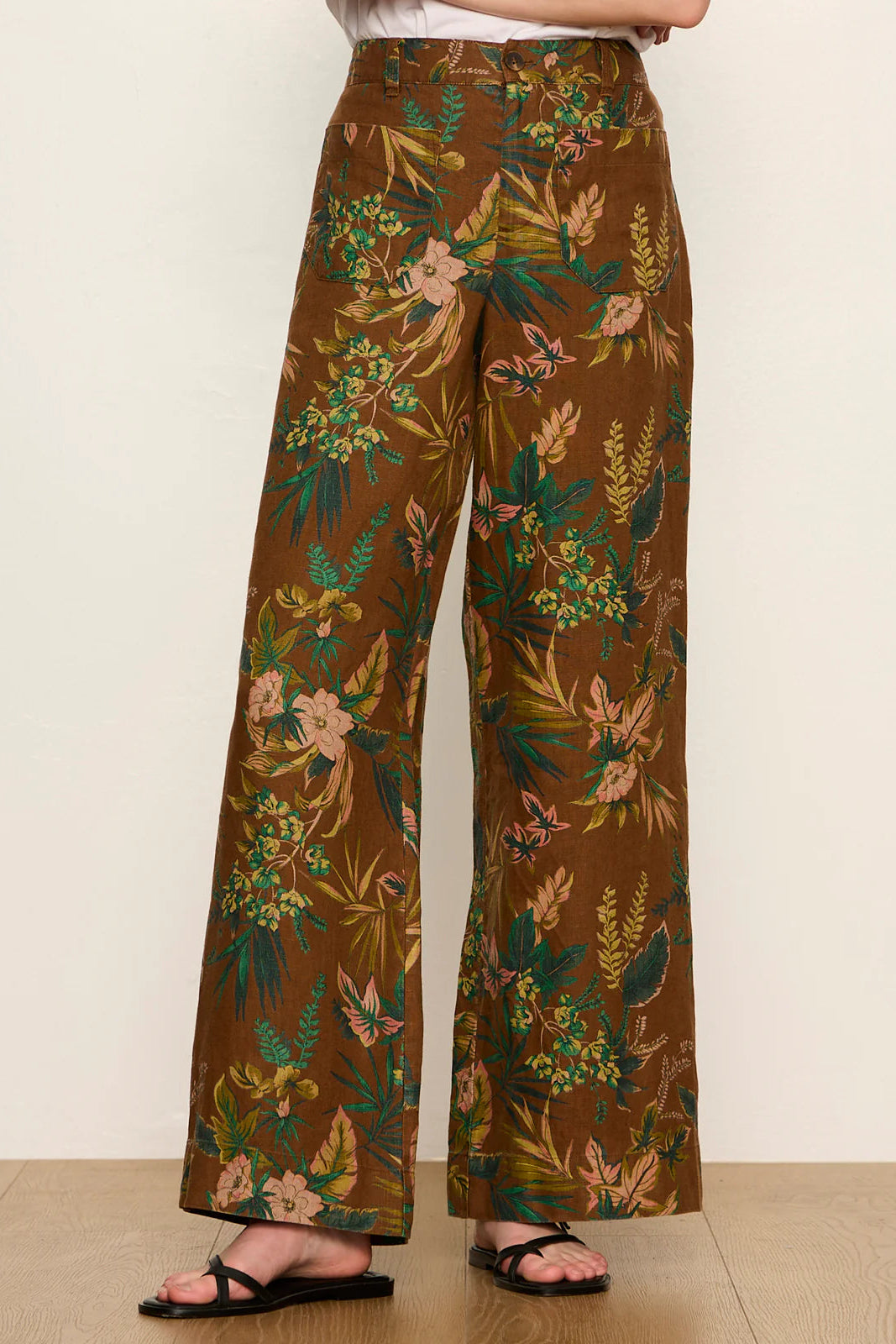 The Linen Marine Wide Leg