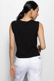 Draped Tank Black