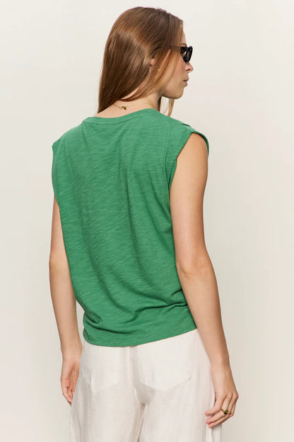 Knotted Muscle Tee Green Juice