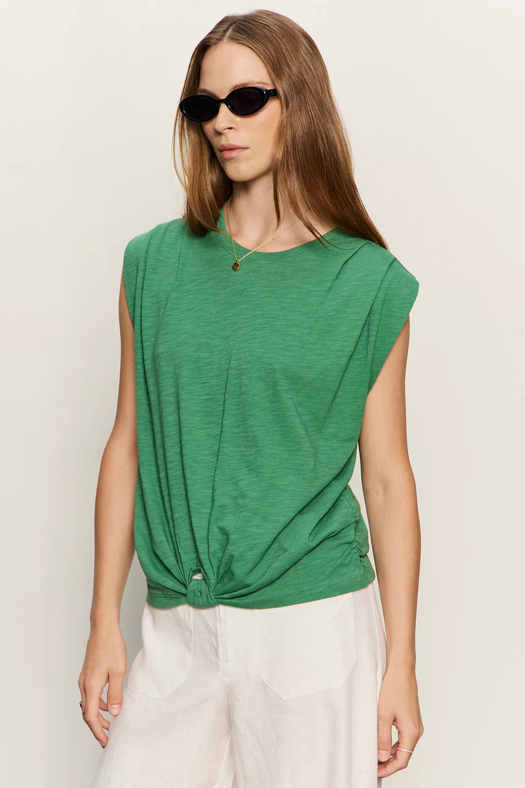 Knotted Muscle Tee Green Juice