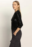 Relaxed Sparkle Popover Black