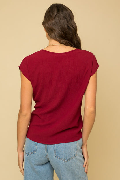 Knot Front Top