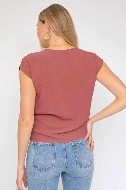 Knot Front Top