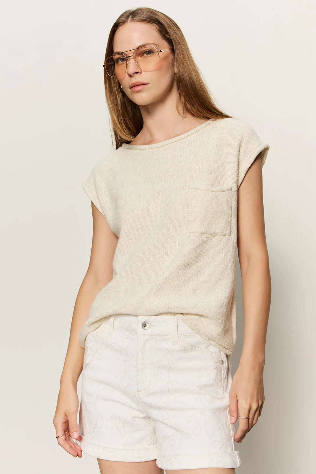 Easy Sweater Tee Collagen