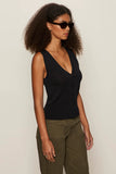 Knitted Button Front Top