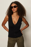 Knitted Button Front Top