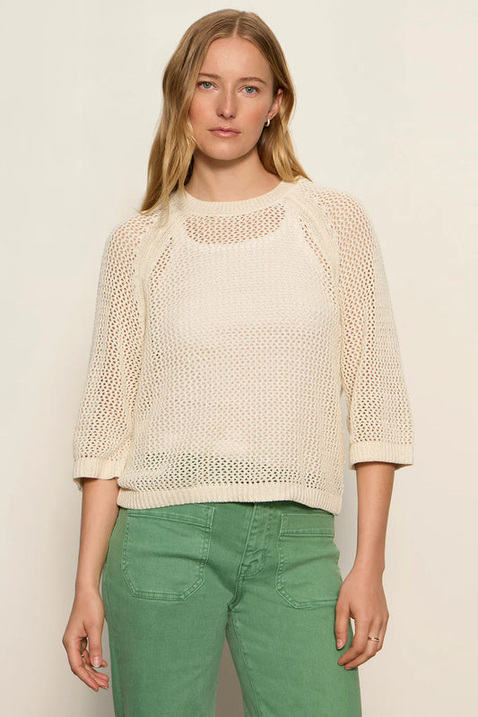 Metallic Sweater Tee Collagen