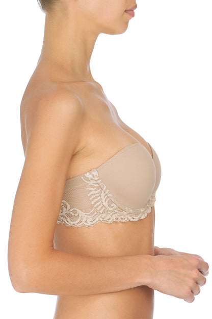 Café Feathers Strapless Bra
