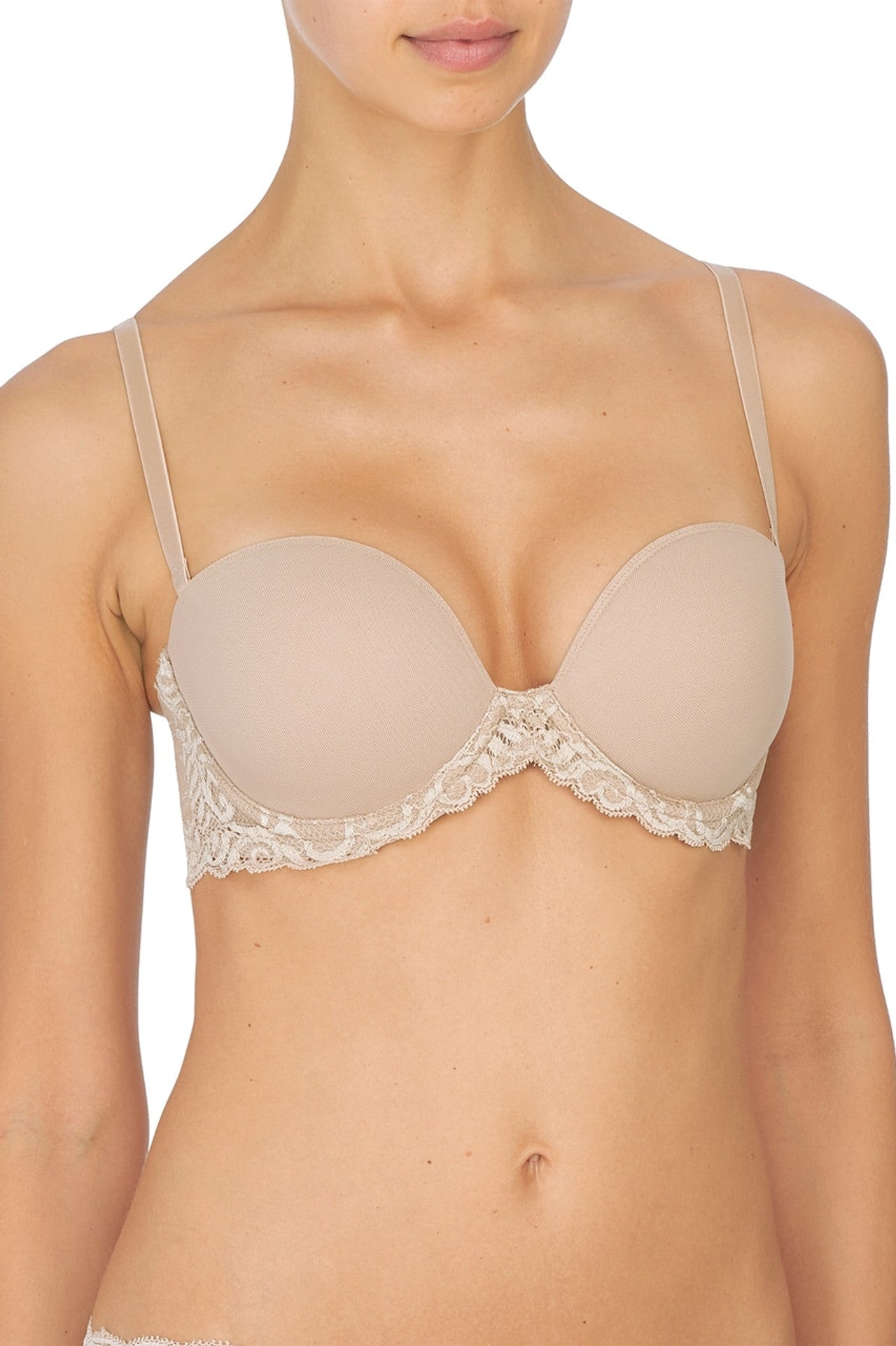 Café Feathers Strapless Bra