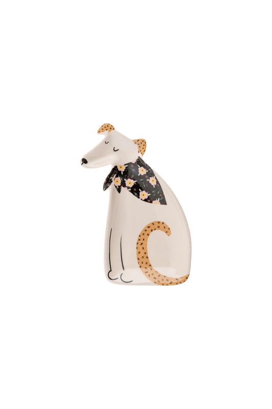 Calico Trinket Tray Dog