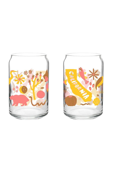 California Beer Can Glass