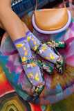 Calla Lily Crew Socks