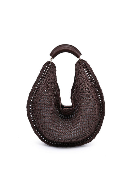 Camden Crochet Hobo Chocolate