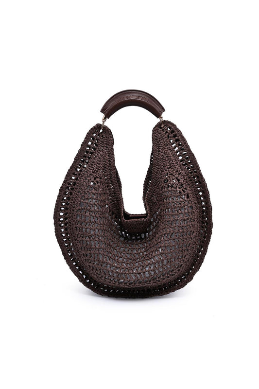 Camden Crochet Hobo Chocolate