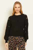 Camille Cable Knit Sleeve Sweater