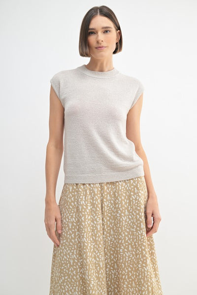 Cap Sleeve Sweater Shell