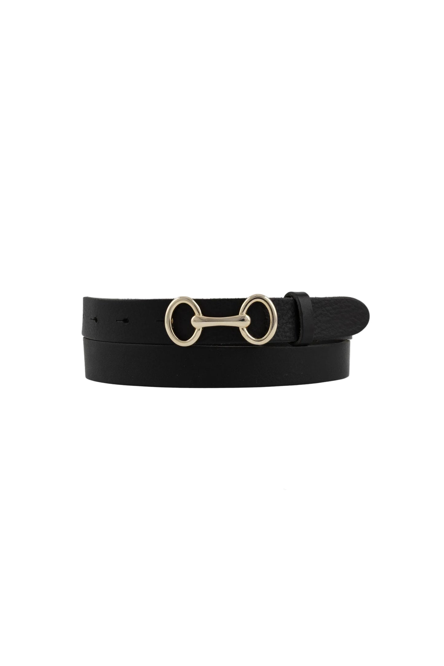 Carel Horse-Bit Belt Black