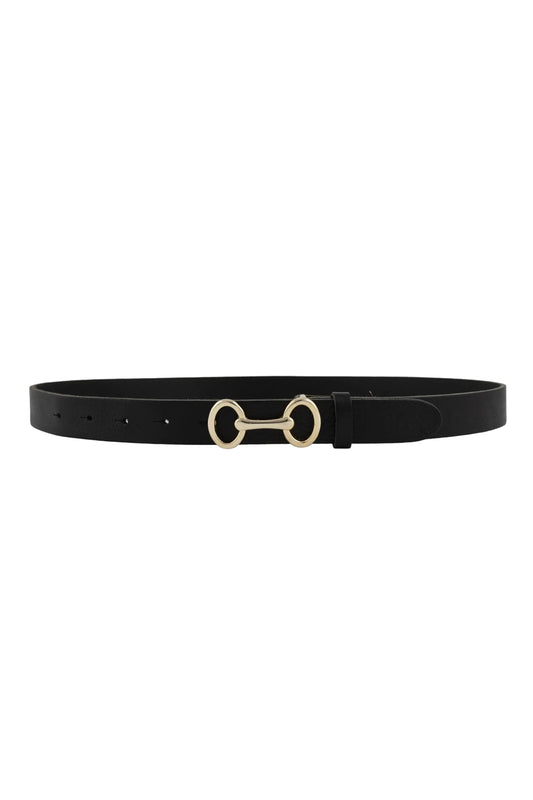 Carel Horse-Bit Belt Black