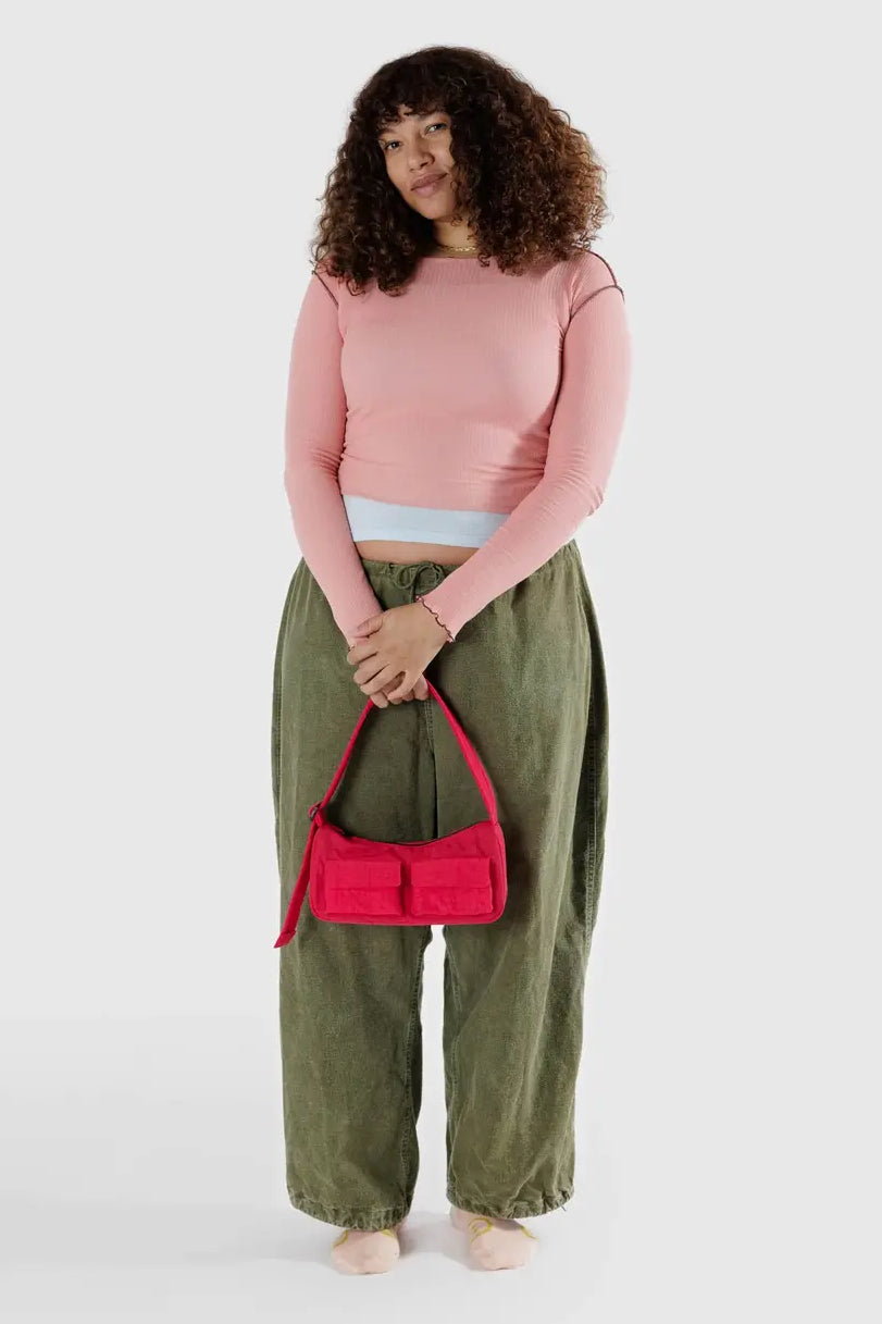 Cargo Shoulder Bag Candy Apple