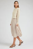 Champagne Pullover Sweater Dress Set