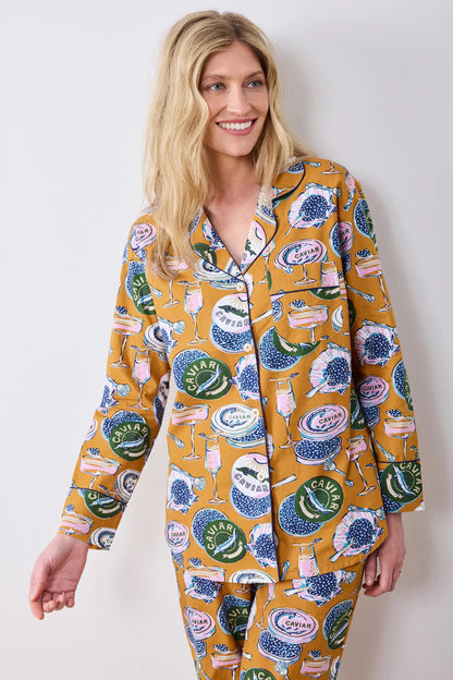 Champagne & Caviar Long PJ Set