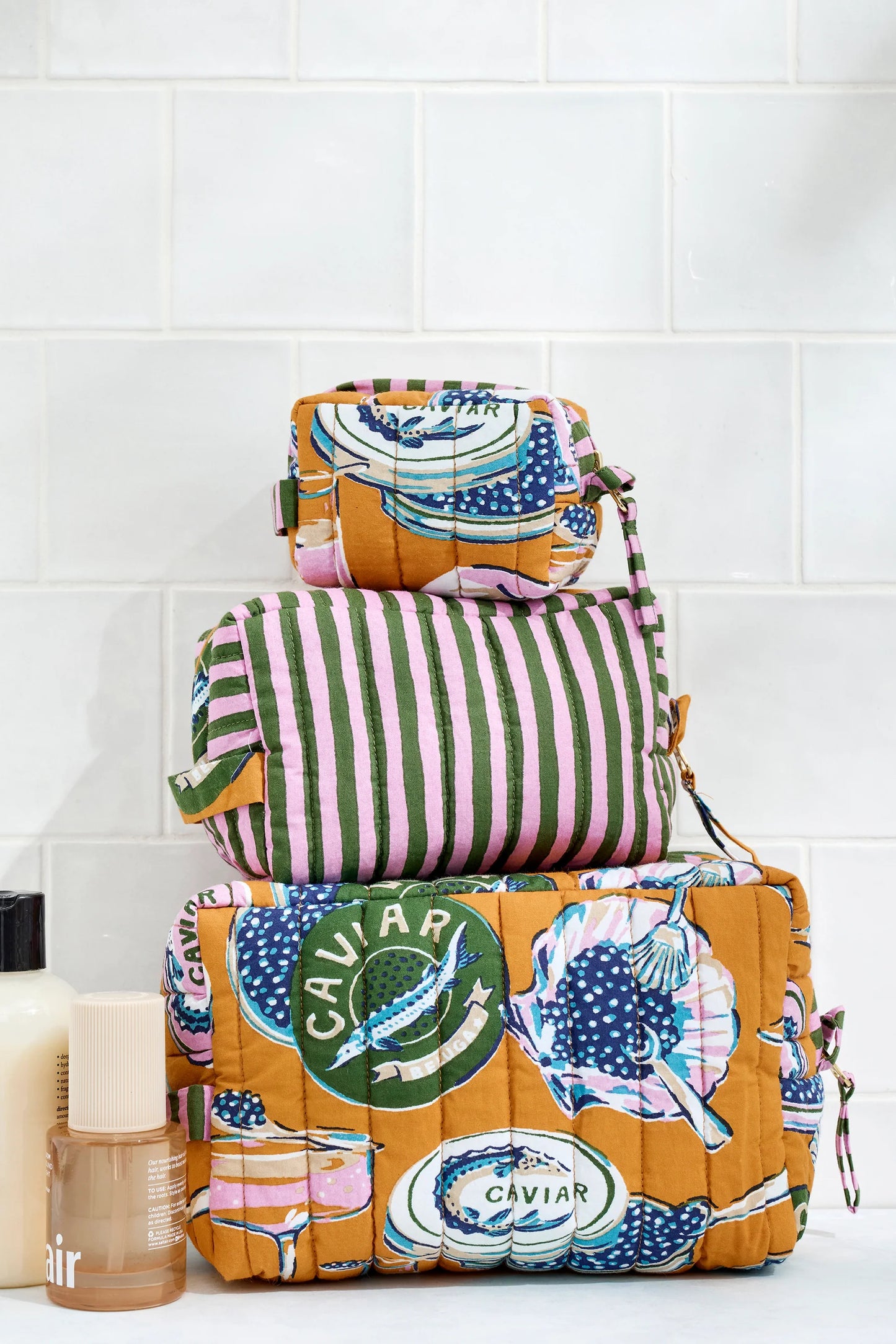 Champagne & Caviar Three’s Best Pouch Set