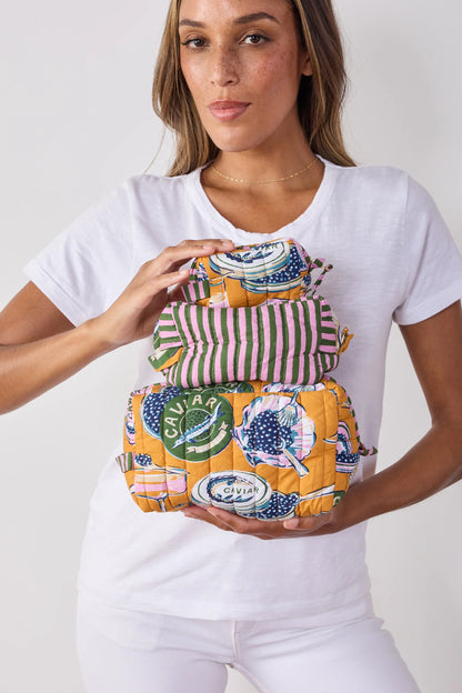 Champagne & Caviar Three’s Best Pouch Set